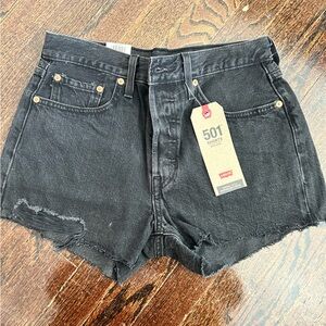 Levi’s 501 high rise short size 27 brand new with tags